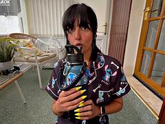Aaliyah Yasin Sucks and Fucks DirtySpringbok in New Pyjamas