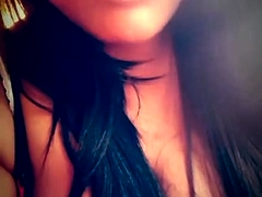 Ebony amateur huge boobs tease webcam