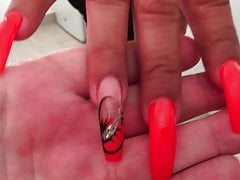 super sexy long nails fingernails, sexy manicure